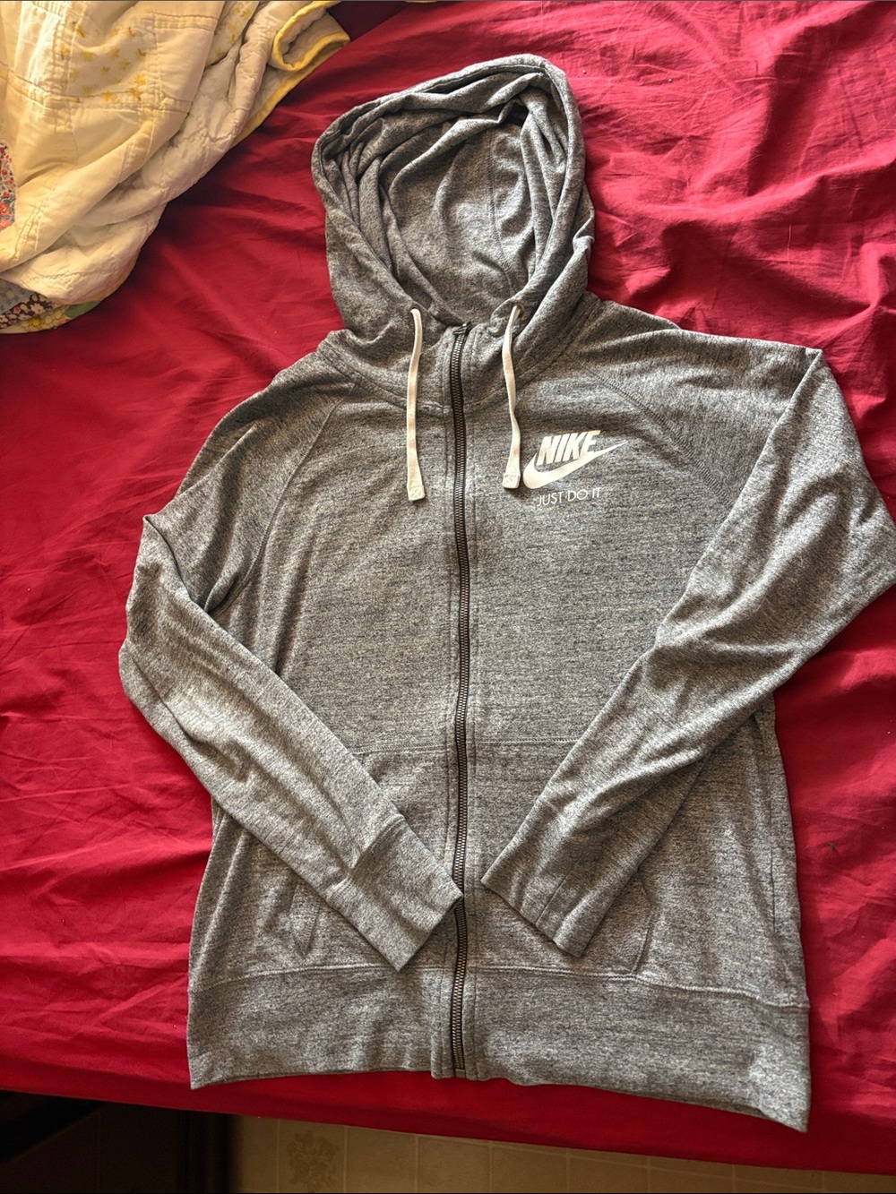 Nike Women’s Gray Zip-Up Hoodie Jacket